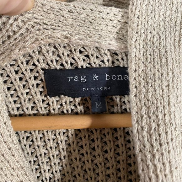 Rag & Bone Knit Shawl Sweater - Picture 2 of 4